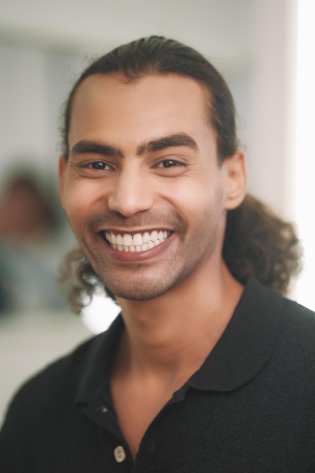 Patient after smile makeover
